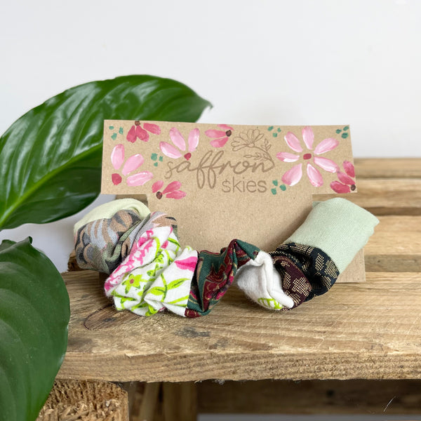 Patchwork Scrunchie - Spring Florals