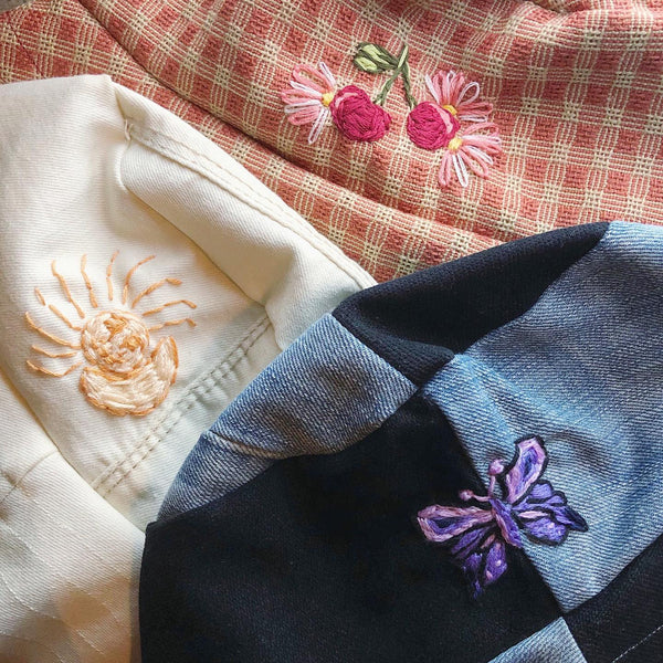 Made to Order: Frayed Brim Denim Bucket Hat