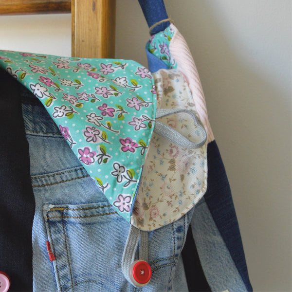 Patchwork Messenger Bag - Cherry Blossom