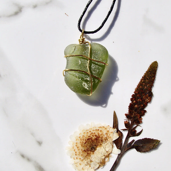 Sea Glass Necklace (Standard Length)