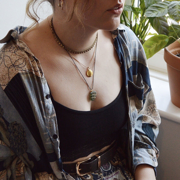 Sea Glass Necklace (Standard Length)