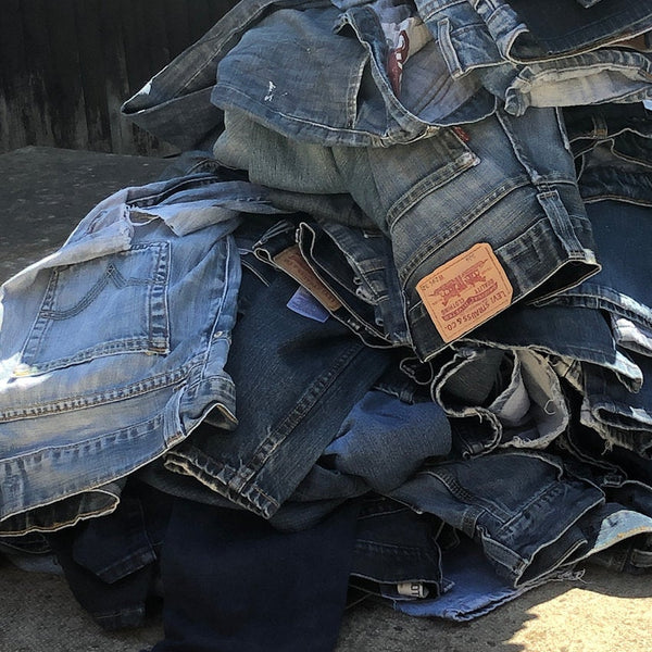 Made to Order: Frayed Brim Denim Bucket Hat