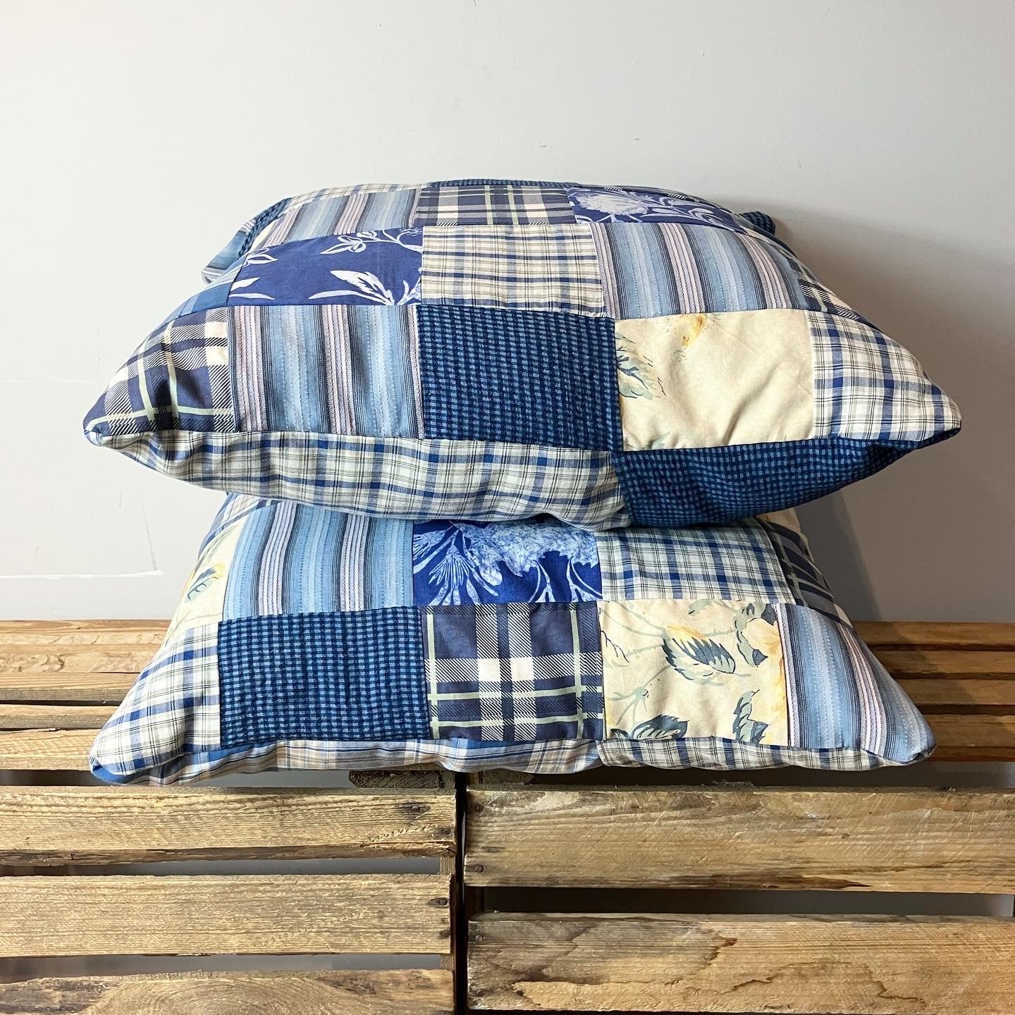 Made to Order: Large Patchwork Bed Cushions