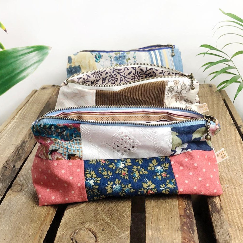 Made to Order: Patchwork Cosmetics Bag